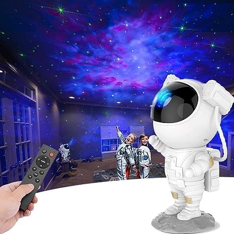 Solventus Astronaut Galaxy Projector with Remote Control - 360° Adjustable