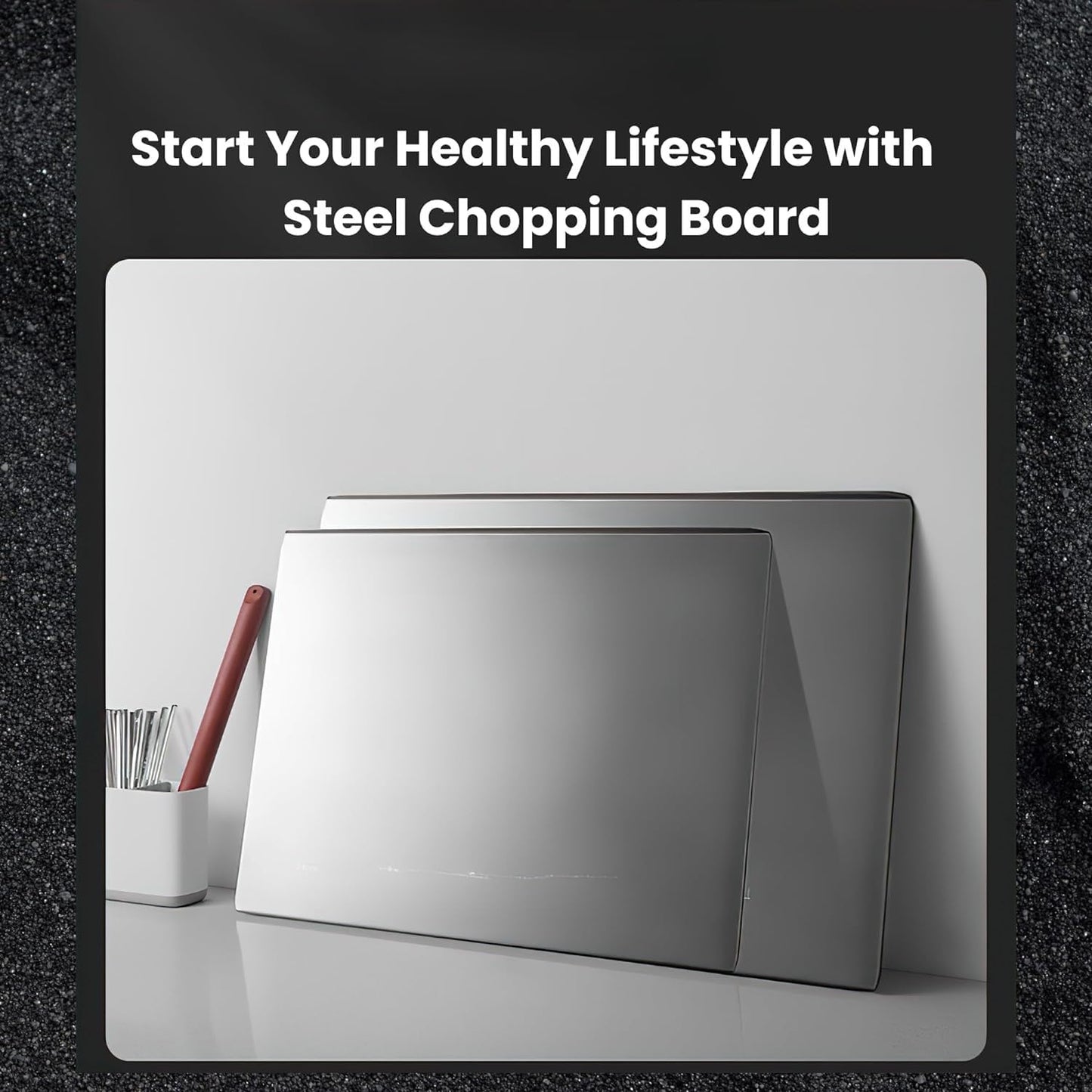 Stainless Steel Chopping Board (35x31cm)